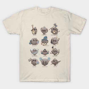 Kawaii DnD Classes T-Shirt